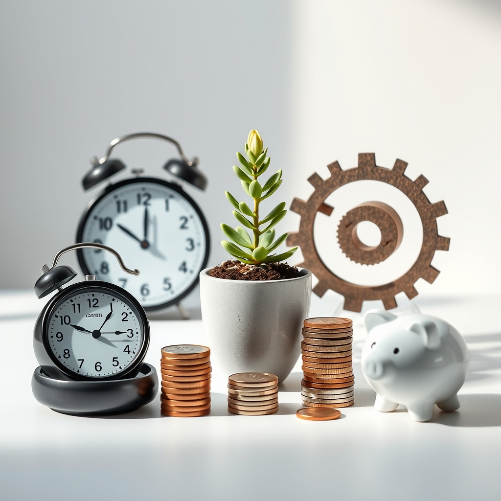 자기 관리의 중요성을 이미지화